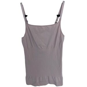 Assets by Spanx Women XL Nude Smoothing Shapewear Camisole Tank Top 10024R